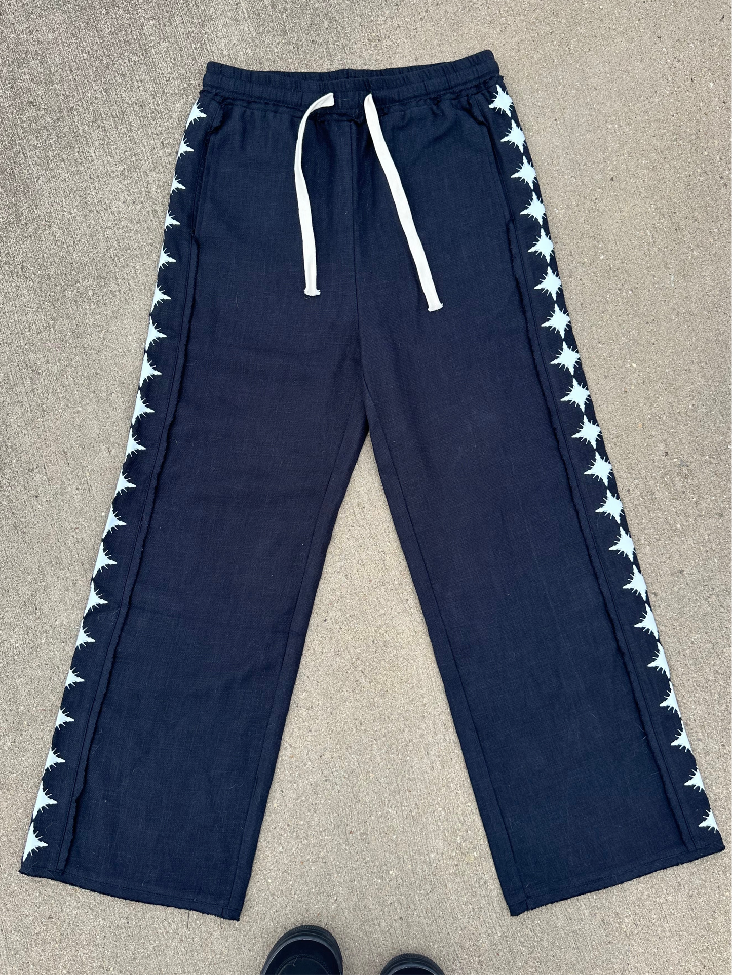 StarKiss Linen Pants Onyx Black
