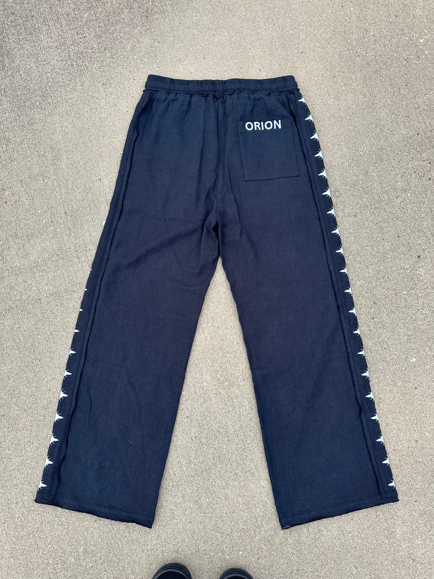 StarKiss Linen Pants Onyx Black