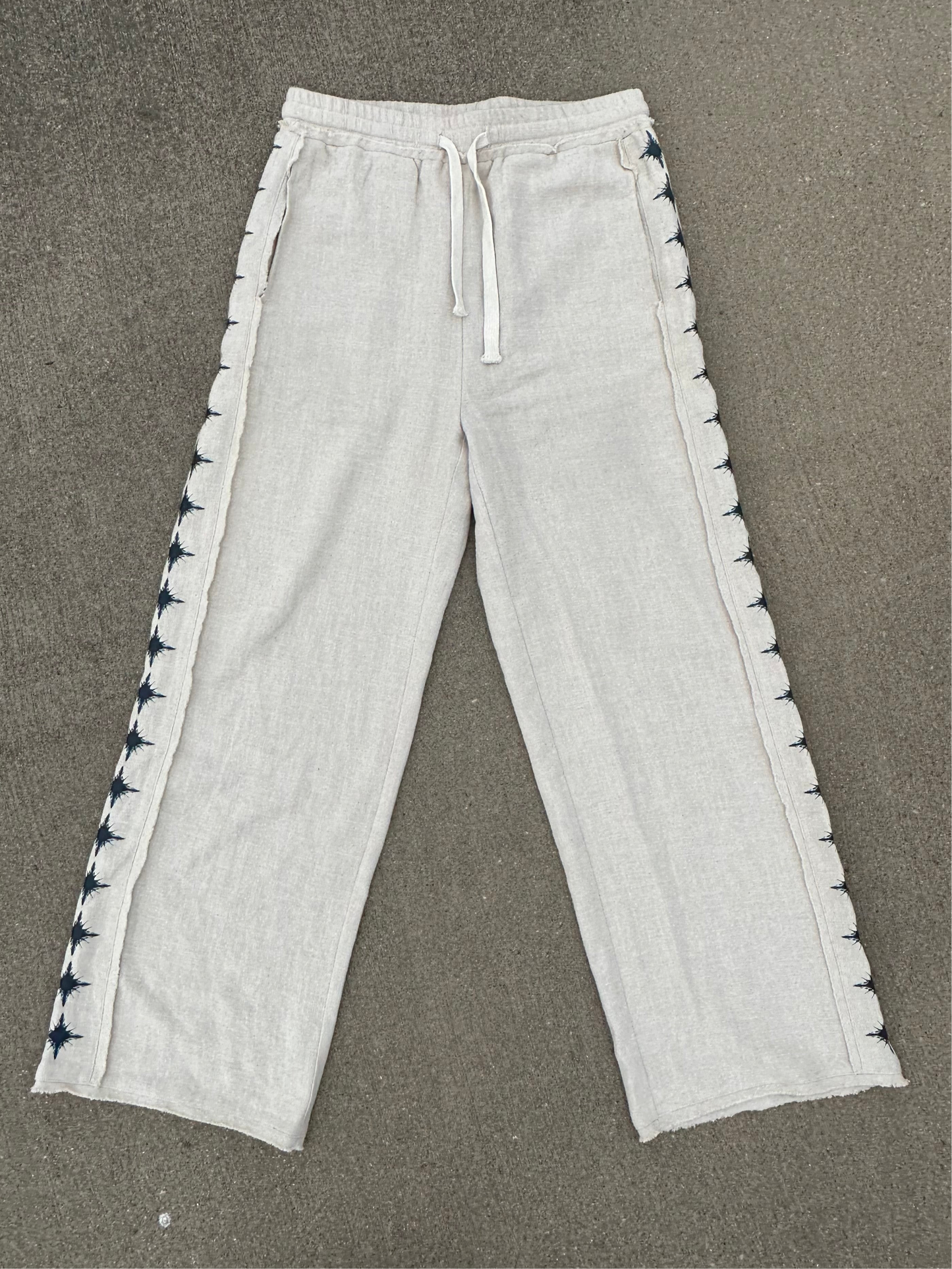 StarKiss Linen Pants Ghost Cream